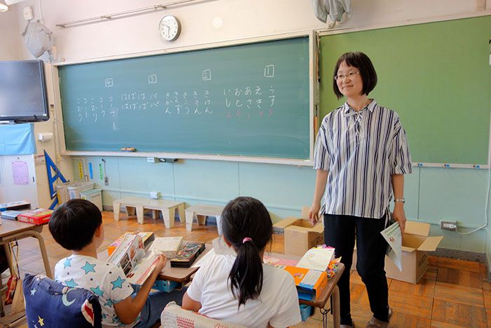 柏野先生と3年生