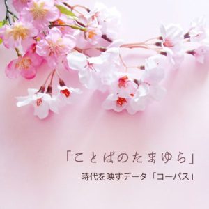 朝日新聞 『ことばのたまゆら』― 時代を映すデータ「コーパス」（柏野和佳子准教授）