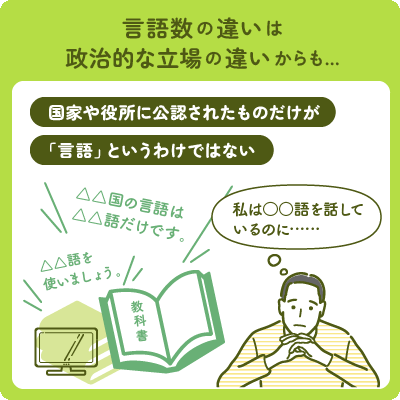 国家や役所に公認されたものだけが言語というわけではない