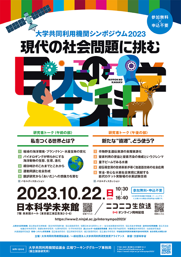 大学共同利用機関シンポジウム2023